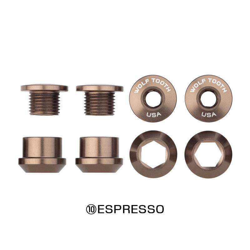 WOLF TOOTH チェーンリング、ボルト　セット ウルフトゥース シングルチェーンリングボルト&ナットセット 4pcs 6mm