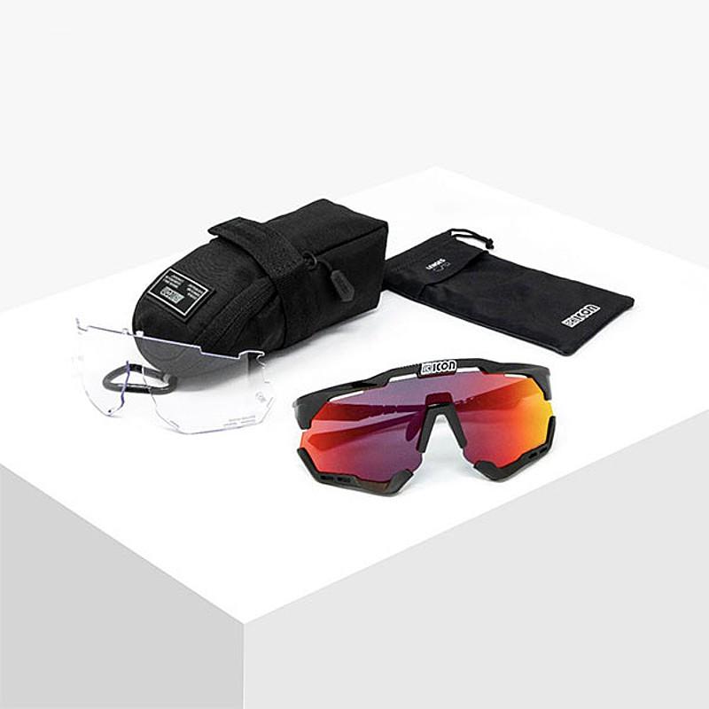 シーコン AEROSHADE（エアロシェード）Black Gloss マルチミラーレンズ SCICON送料無料