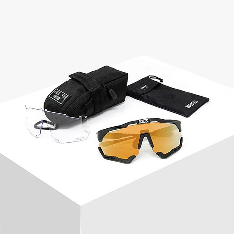シーコン AEROSHADE（エアロシェード）Black Gloss マルチミラーレンズ SCICON送料無料