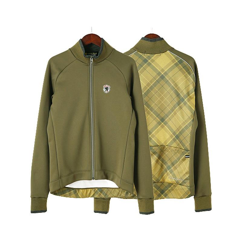 KAPELMUUR レトロジャケット size:WXL オリーブチェック カペルミュール レトロジャケット オリーブチェックkpjk169 KAPELMUUR