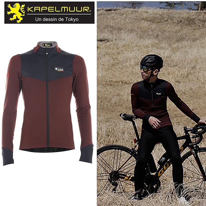 【新品タグ付き】リオンドカペルミュール　プログレスウォームジャージ　レッド　長袖 カペルミュール プログレスウォームジャージ 【LION・リオン】lils028