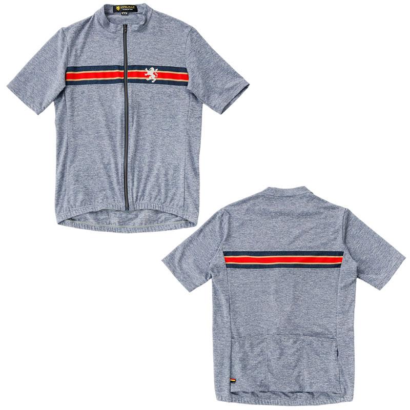 カペルミュール メランジ半袖ジャージ レッドライン kphs1042