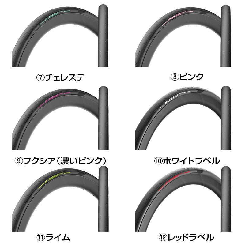 PIRELLI（ピレリ） P ZERO RACE（ピーゼロレース）クリンチャー カラー