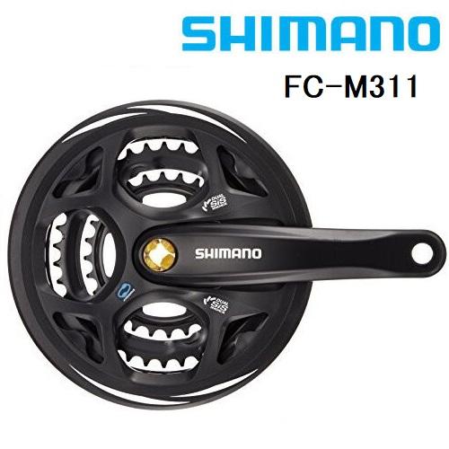 シマノ（SHIMANO） FC-M311 42x32x22T 8S/7S チェーンガード付・対応BB