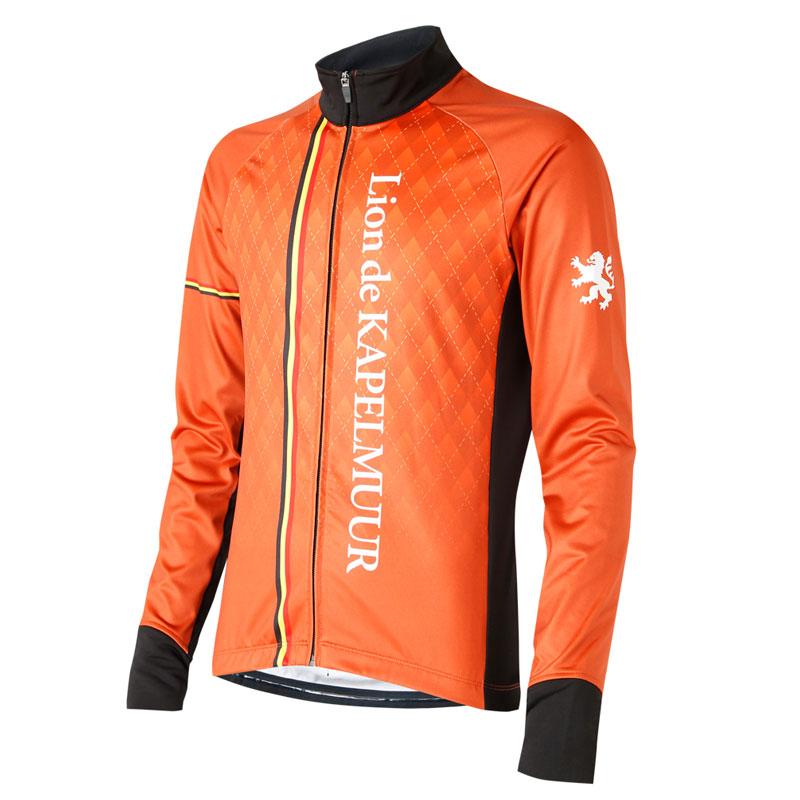 カペルミュール レーシングサーモジャケット アーガイル オレンジ