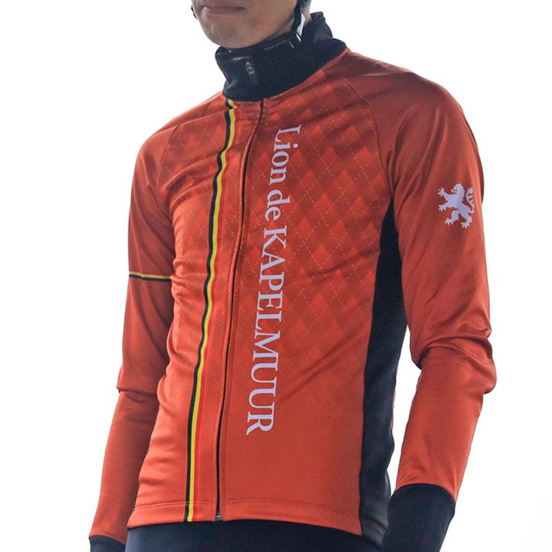 カペルミュール レーシングサーモジャケット アーガイル オレンジ