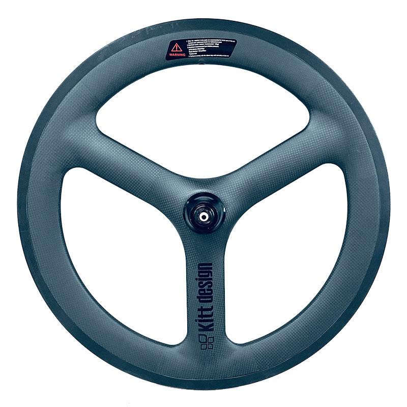 ターン 【アウトレット】Kitt design CarbonTri-spoke F-Wheel for 