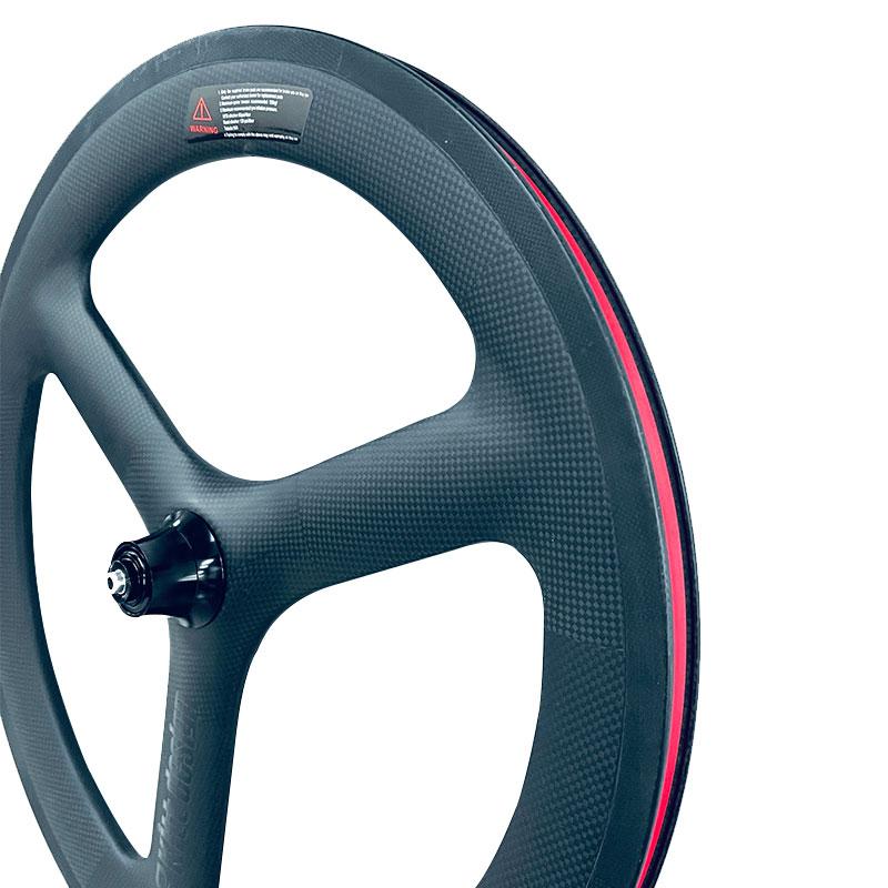 ターン 【アウトレット】Kitt design CarbonTri-spoke F-Wheel for