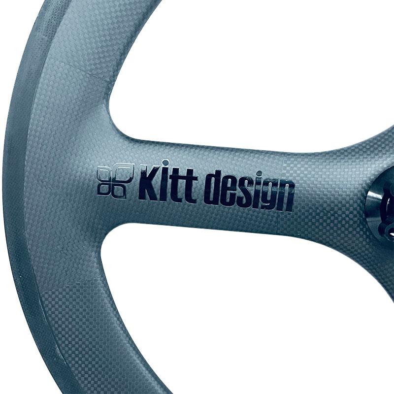 ターン 【アウトレット】Kitt design CarbonTri-spoke F-Wheel for