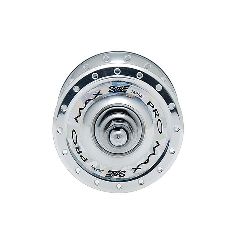 スズエ　PRO MAX ハブ 32h シルバー 絶版品　前後セット SUZUE ( スズエ ) プロマックストラックハブ R シルバー 32H