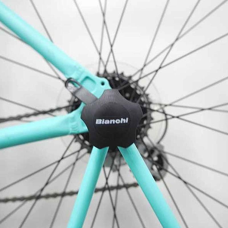 BIANCHI クロスバイク　 ディスプレイスタンド　空気入れ付き BIANCHI クロスバイク ディスプレイスタンド空気入れ付き