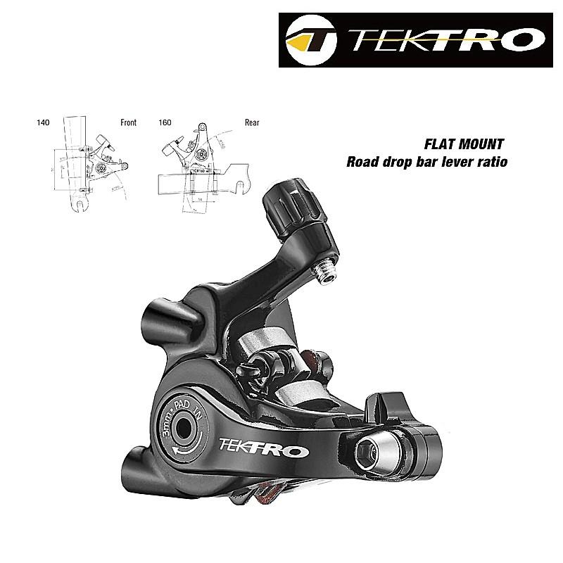 TEKTRO メカニカルディスクブレーキ MD-C550 フラットマウント前後 テクトロ MD-C550 ロードブレーキレバー用 フラットマウント
