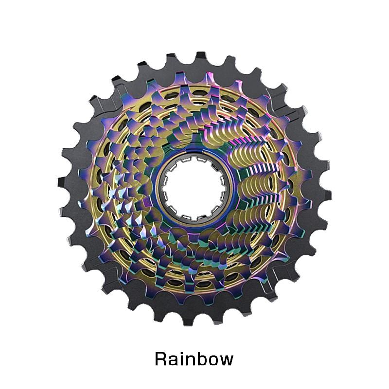 未使用品 SRAM AXS 12S スプロケット チェーン 10T 33T 軽量 スラム XG-1290 カセットスプロケット 12S 10-28T 10-33T レインボー