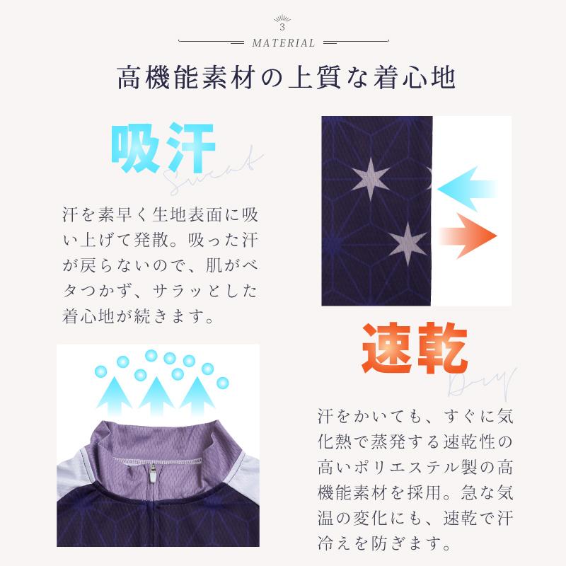 BIKOT（ビコット）【アウトレット】半袖ジャージ サイクリング・ロードバイクにおすすめ サイクルウェア 和柄 メンズ レディース　瓦版03 瓦版13 | BIKOT | 14