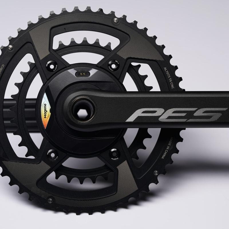 マージーン Magene　PES パワーメーター 175mm チェーンリング付 マージーン PES-P515 Baseスパイダー型パワーメーター クランクのみ