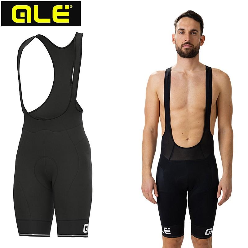 アレ CORSA BIBSHORTS （コルサビブショーツ）NERO-BLACK-WHITE ale
