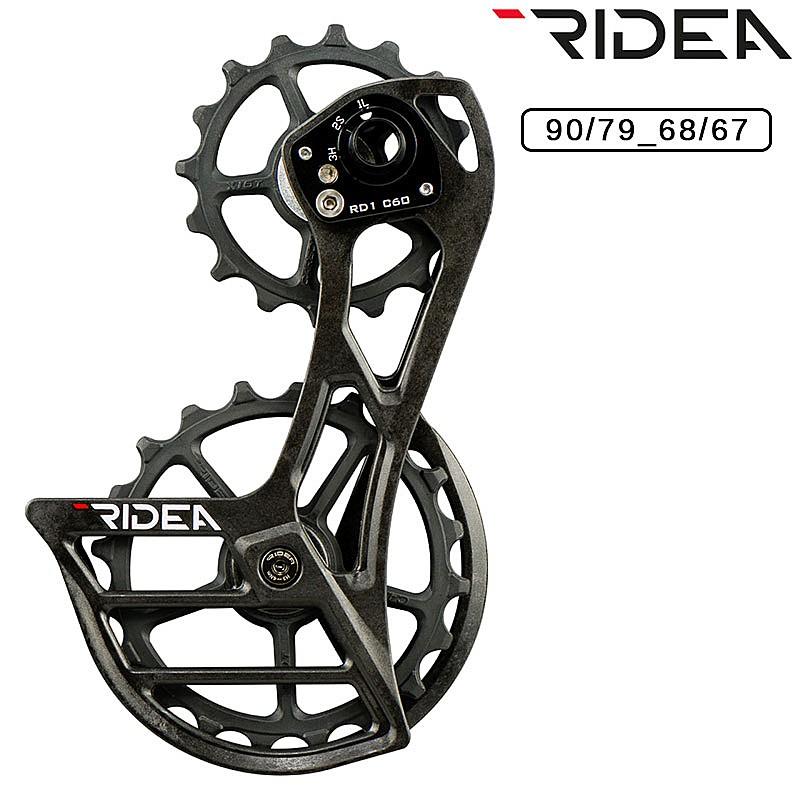 RIDEA RD1 60T プーリー・プーリーケージ ブラック ライデア E60 RD CAGE RD1（E60ケージRD1）16x20T フル