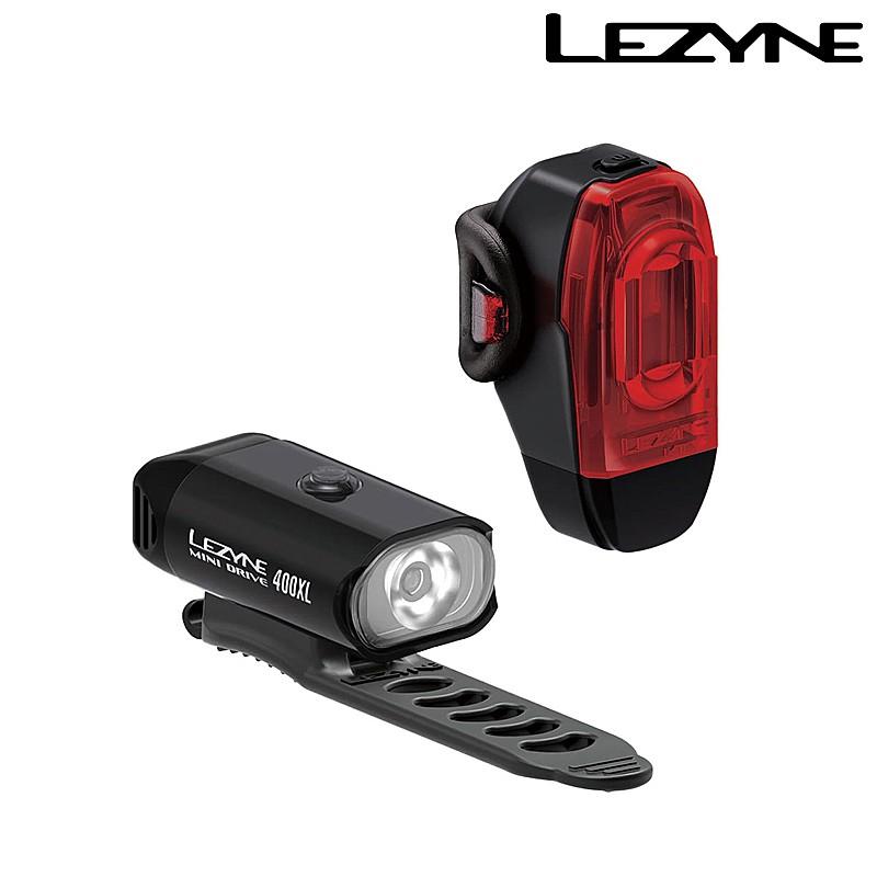 レザイン MINI DRIVE/KTV DRIVE（ミニドライブ/KTVドライブ）前後ライトセット 充電式 フロント：400ルーメン リア：50ルーメン LEZYNE | ブランド登録なし