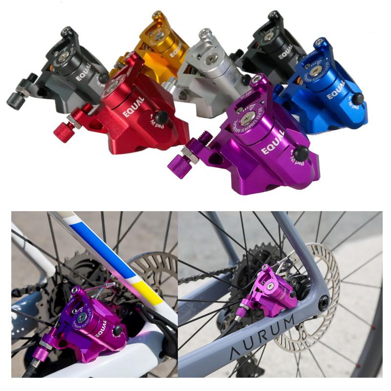 美品 GROWTAC EQUAL ディスクブレーキ フラットマウント 新色】「EQUAL 機械式ディスクブレーキキャリパー（フラット