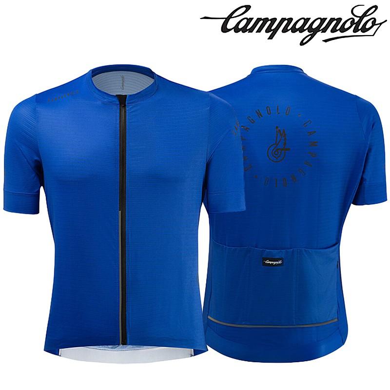 Campagnolo サイクルジャージ 青 Campagnolo（カンパニョーロ） BECOME SPEED TECH UNISEX JERSEY