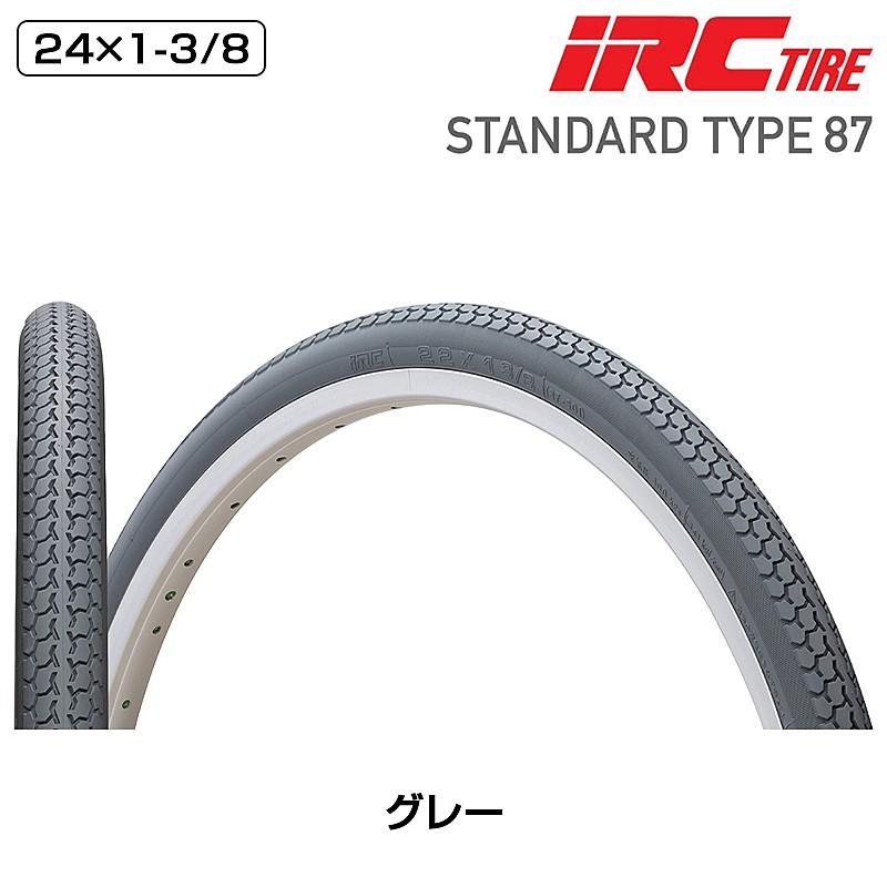 IRC アイアールシー STANDARD TYPE 87 （スタンダードタイプ87型）24×1-3/8 タチリ ペア巻 : 自転車のQBEI ...