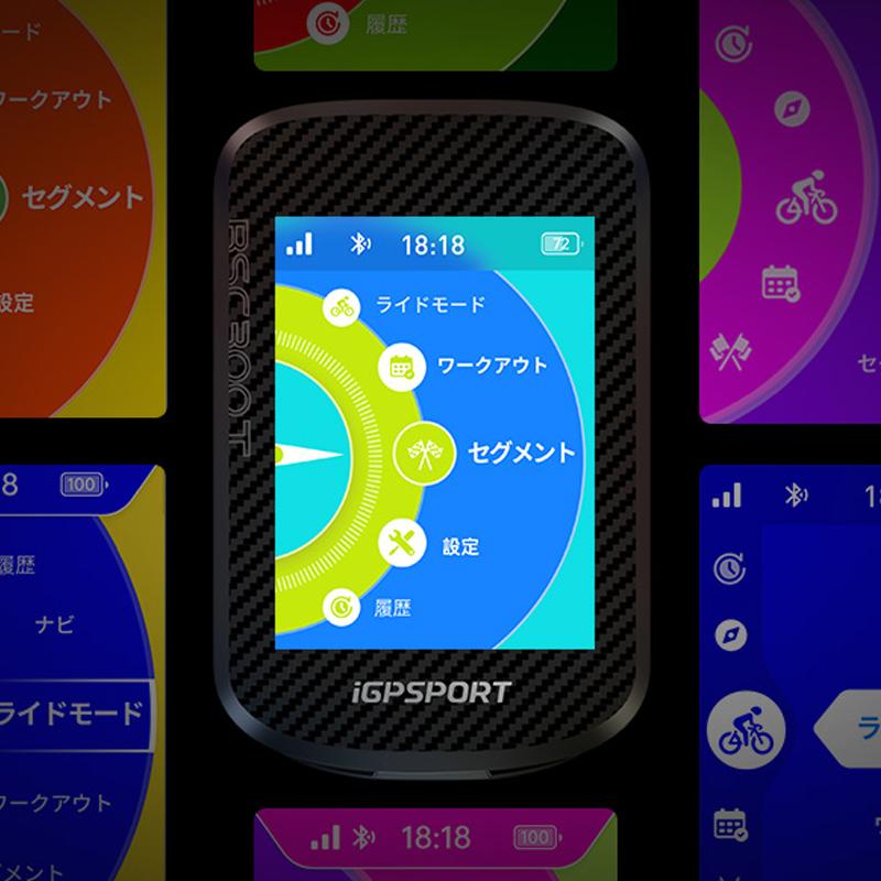iGPSPORT BSC300T サイクルコンピューター 本体 soundpeats_bsc300tfullset