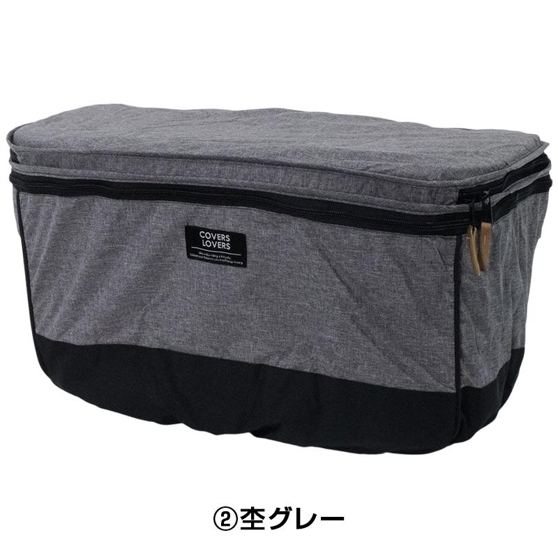 カバーラバーズ 2 STAGE FRONT BASKET COVER (2段式前カゴカバー) ワイドカゴ用 COVERS LOVERS | ブランド登録なし | 02