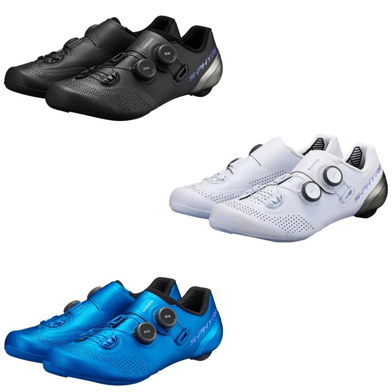 シマノ　ビンデングシューズ　SーPHYRE RC902 SPDーSL 新品未使用 シマノ)SPD-SLビンディングシューズ S-PHYRE RC902 ブルー ワイド幅41E