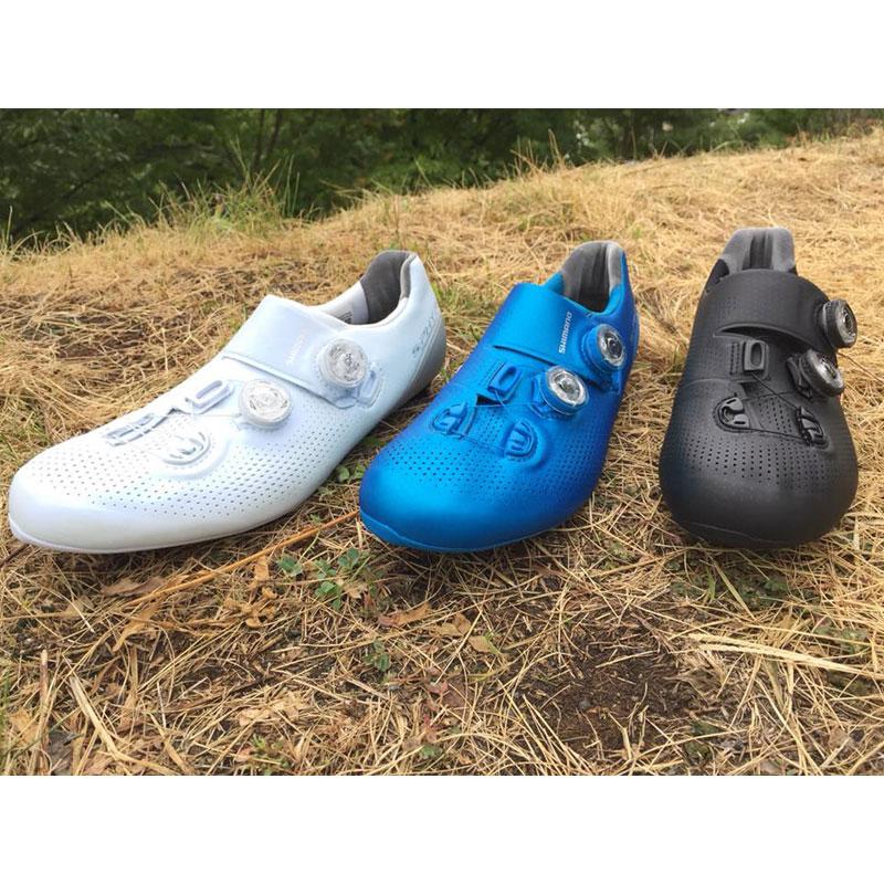 シマノ　ビンデングシューズ　SーPHYRE RC902 SPDーSL 新品未使用 シマノ)SPD-SLビンディングシューズ S-PHYRE RC902 ブルー ワイド幅41E