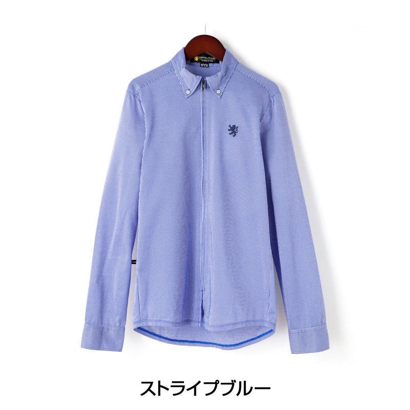 KAPELMUUR カペルミュール 長袖ニットシャツジャージ ストライプ