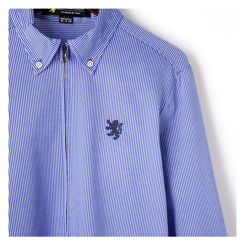 KAPELMUUR カペルミュール 長袖ニットシャツジャージ ストライプ