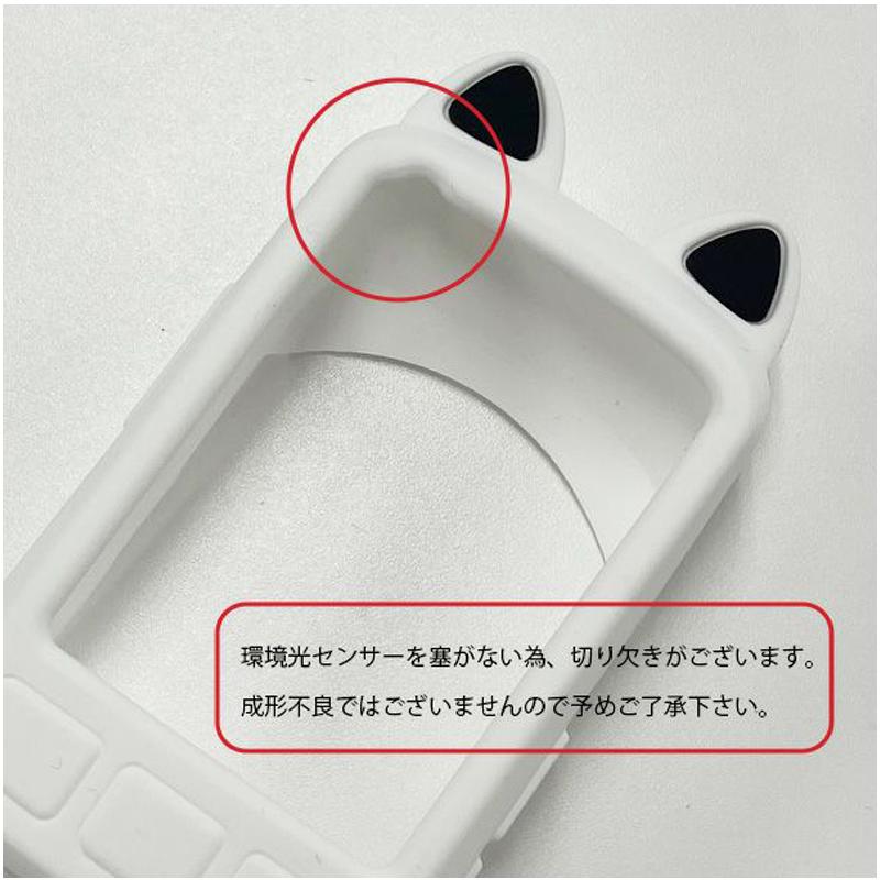 ワフー シリコンケース ELEMNT BOLT用 エレメントボルト用ケース 猫耳