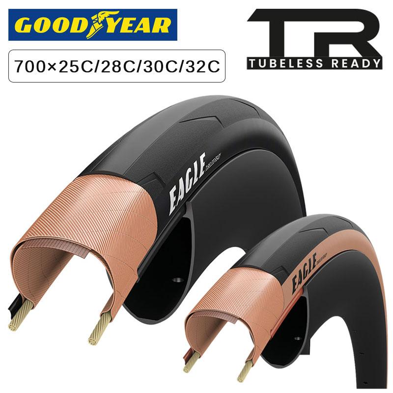 グッドイヤーイーグル F1 チューブレスレディ 28C 2本 ロードバイク グッドイヤー Eagle Tubeless Ready（イーグルチューブレスレディ）700