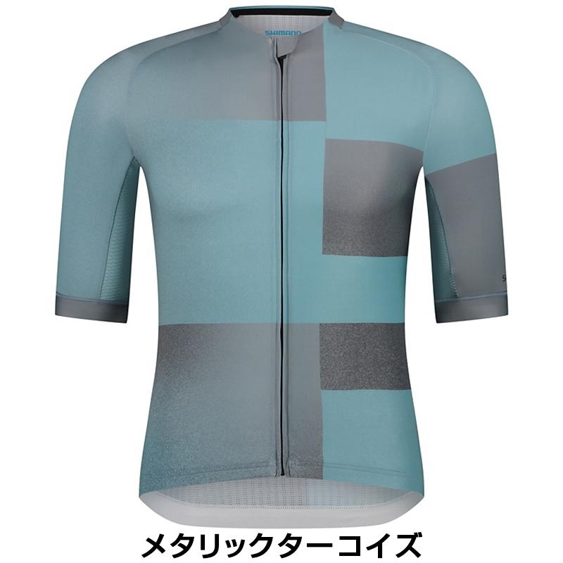 新品タグ付きSHIMANO EVOLVE ショートスリーブジャージ SHIMANO 24'EVOLVE AVVENTURA ショートスリーブジャージ ダーク