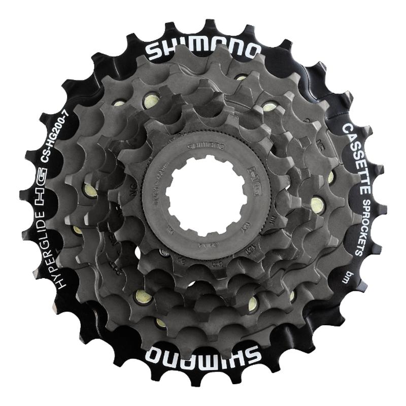 【未使用】SHIMANO HG 7速 カセットスプロケット HYPERGLIDE シマノ 7S HGカセットスプロケット CS-HG200-7 SHIMANO 一部色