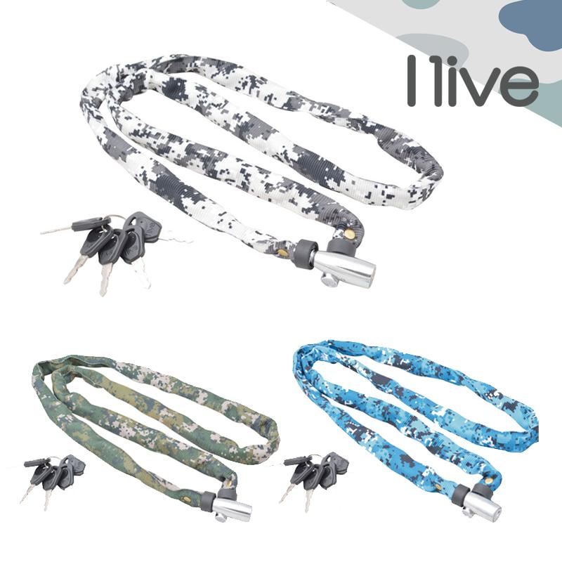 アイリブ GHL-379 デジタル迷彩柄チェーンロック（キー5本） I live
