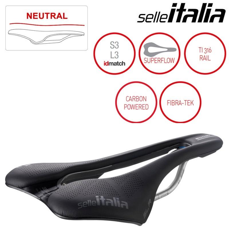 セライタリア Selle Italia SLR TT ブラック/ブルー チタン