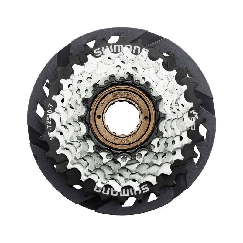 シマノ MF-TZ510-7-CP マルチプルフリーホイール スポークプロテクター付 7S 14-34T SHIMANO｜qbei｜04