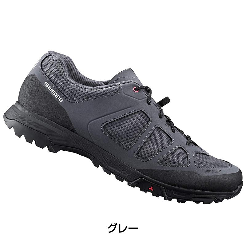 SHIMANO ET3 グレー 45サイズサイクルシューズ シマノ（SHIMANO） ET3（SH-ET300）フラットペダル用シューズ : 自転車