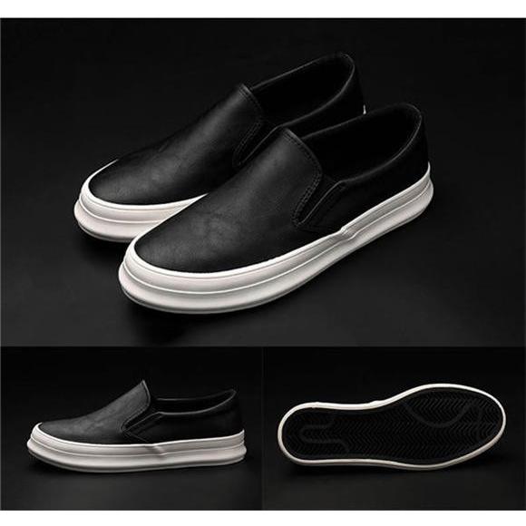 メンズ スニーカー レザースニーカー カジュアルシューズ スリッポン 疲れない 蒸れない 軽量 幅広 ブランド お洒落 メンズファッション 春 夏 秋 Qbic 通販 Yahoo ショッピング