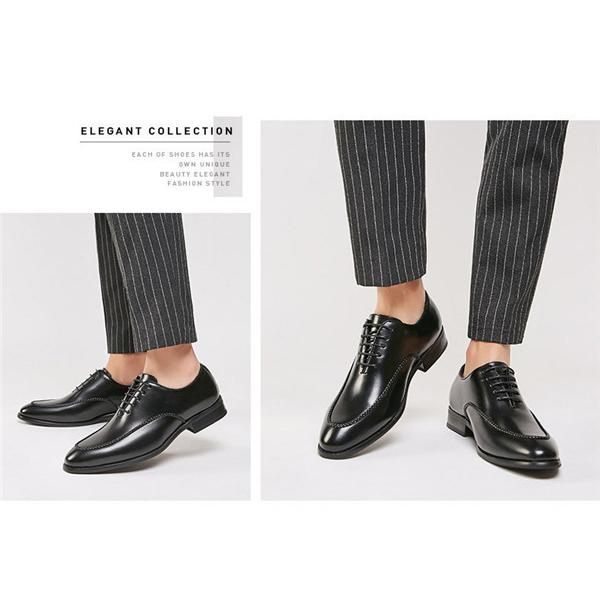 ビジネスシューズ メンズ ブランド 紳士靴 革靴 ロングノーズ ストレートチップ 大きいサイズ 通気 幅広 ドレスシューズ 冠婚葬祭 成人式 結婚式 父の日 21 ihi Qbic 通販 Yahoo ショッピング