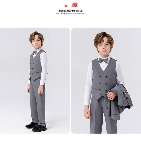 フォーマルスーツ 男の子 おしゃれ 子供スーツ キッズスーツ 5点セット