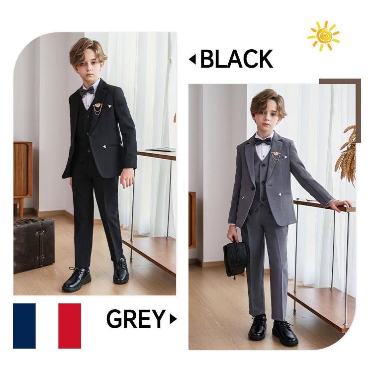 フォーマルスーツ 男の子 おしゃれ スーツセット 5点 6点 子供 キッズ