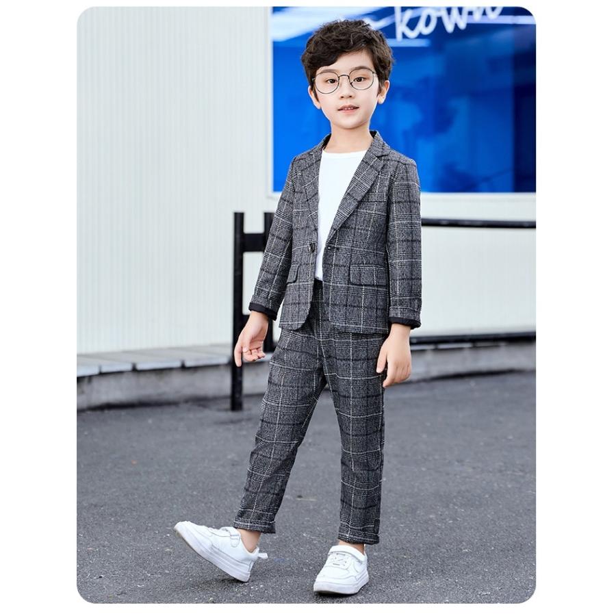 フォーマルスーツ 男の子 おしゃれ 入学式 卒業式 スーツセット 2点