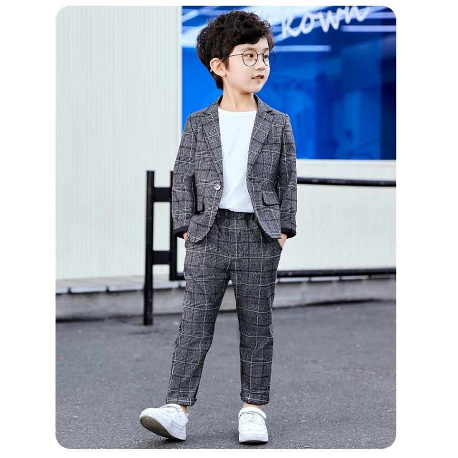 フォーマルスーツ 男の子 おしゃれ 入学式 卒業式 スーツセット 2点