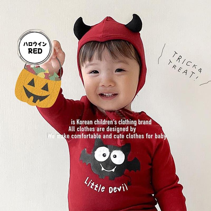 ハロウィン デビル 小悪魔 ロンパース ベビー キッズ 子供 男の子 