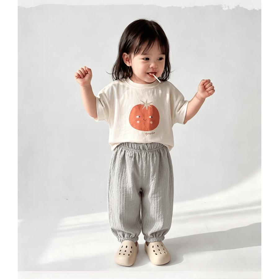 ガーゼパンツ ベビー 子供 キッズ 涼しい 綿 コットン 100% ロング