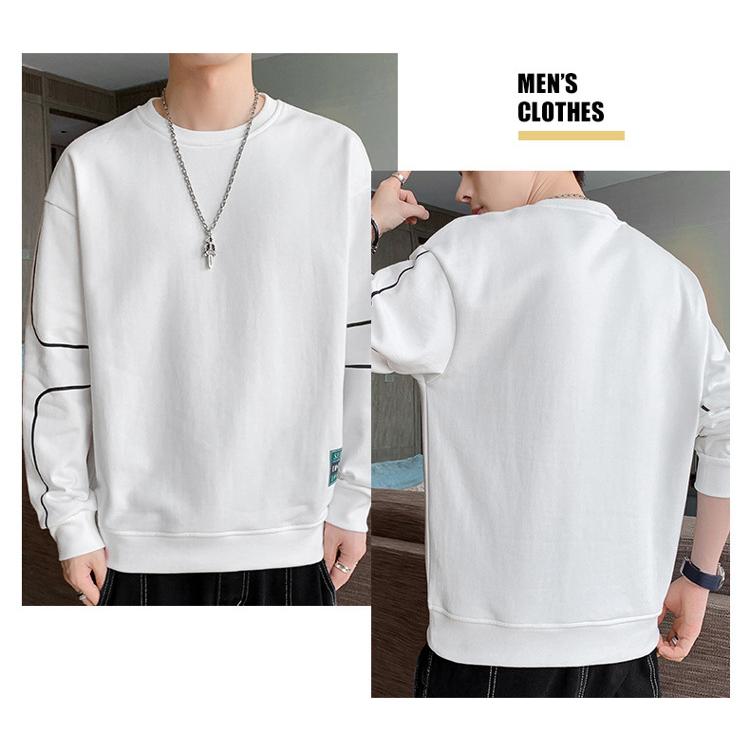トレーナー スウェット メンズ レディース 長袖 トップス 無地 クルーネック ライト スウェットパーカー プルオーバー 薄手 大きいサイズ 大きいサイズ 白 秋冬 | ブランド登録なし | 07