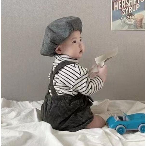 ハイネック Tシャツ ロンT ベビー服 キッズ 子供 男の子 女の子 長袖 