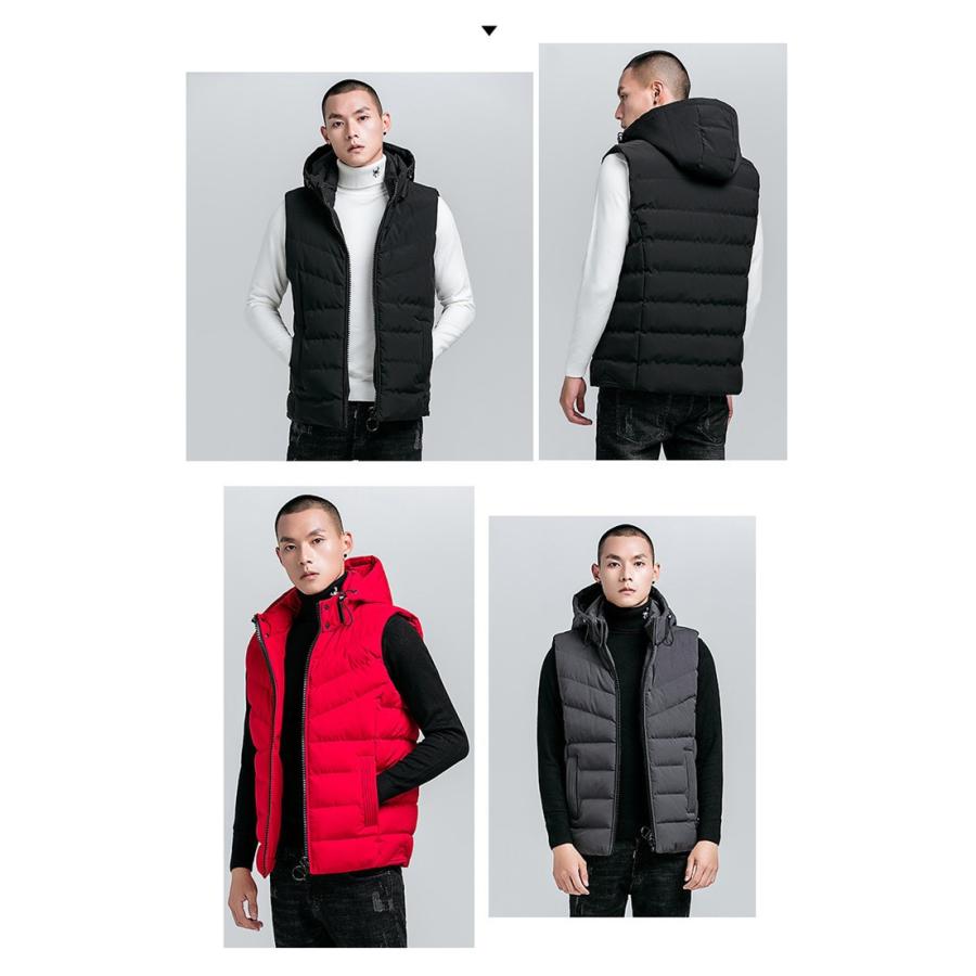 ダウンベスト メンズ レディース 中綿入り 中綿ベスト ジレベスト アウター 冬物 冬服 ブランド フード付き 取り外し 大きいサイズ アウトドア 春 秋 冬 Kuto9 Qbic 通販 Yahoo ショッピング